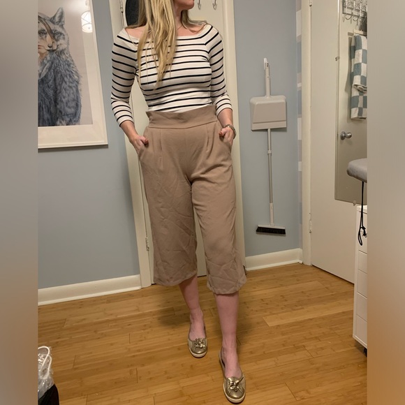 Seven❤️Sisters wide leg pants in blush Size Medium - Picture 1 of 7